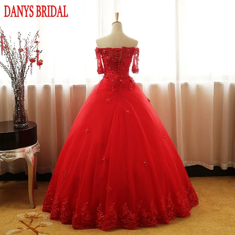 Королевский синий тюль Quinceanera платья 2020 с открытыми плечами рукавами платье для
