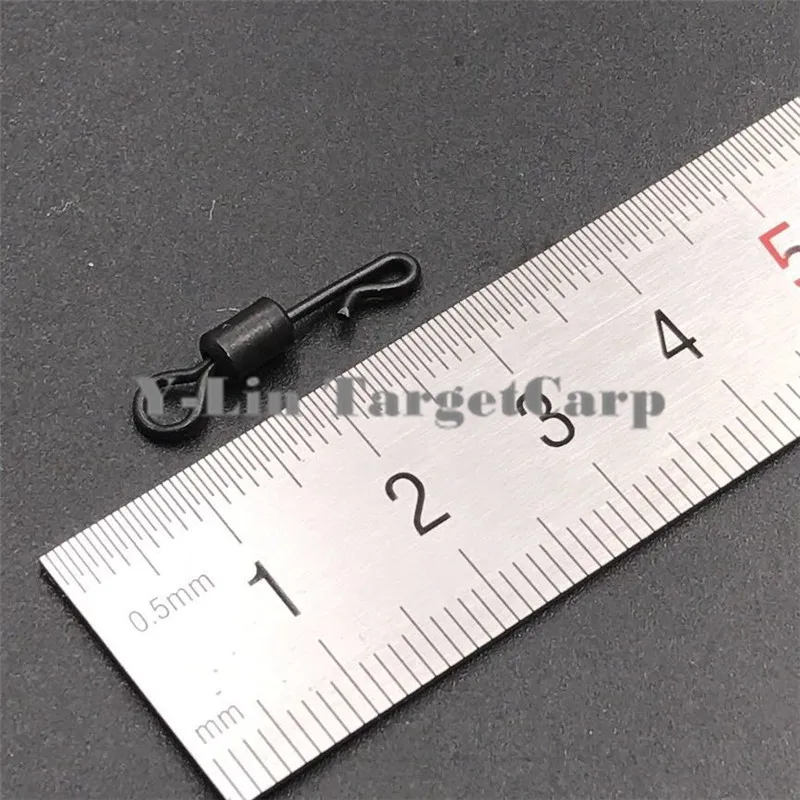 30 шт. британский размер 8 ловля карпа большой длинный корпус Q-Shaped Mattle черный цвет