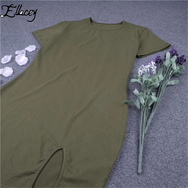 Новинка 2019 летнее хлопковое облегающее зеленое платье футляр для девочек платья