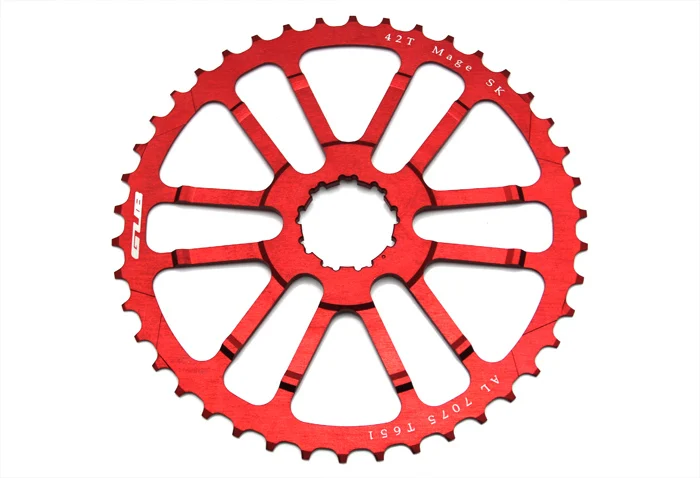 GUB 42 т зубы cog для 34/36 зуб 10 скорость s MTB кассеты звездочки одного /двойной звезду