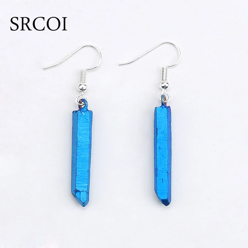 SRCOI необработанные радужные титановые кварцевые кристаллы натуральный камень