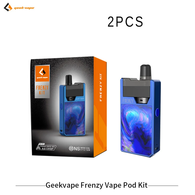 2 шт. комплект GeekVape Frenzy Pod System и мл Форсунка картриджа 950mA батарея как микросхема