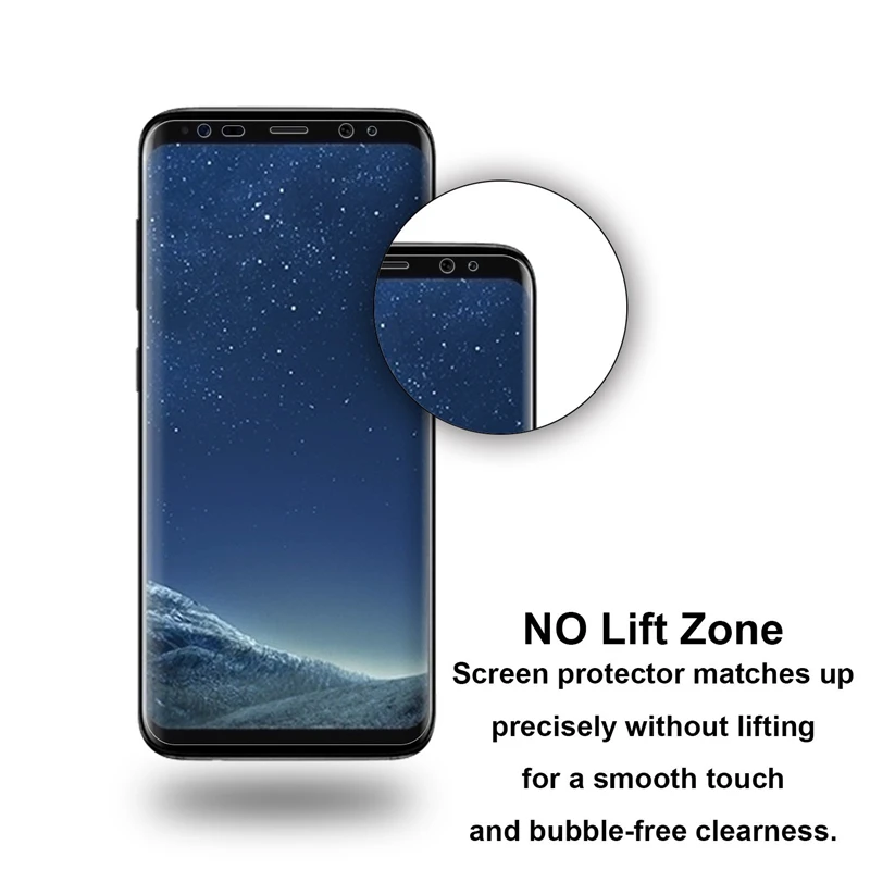 3D изогнутое закаленное стекло для защиты экрана Samsung Galaxy S7 Edge S8 S9 Plus Note 8 Защитная
