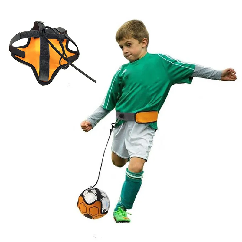 

1PCS Soccer Ball Juggle Bags Children Auxiliary Circling Belt Kids Football Training Equipment Kick Solo Soccer Trainer