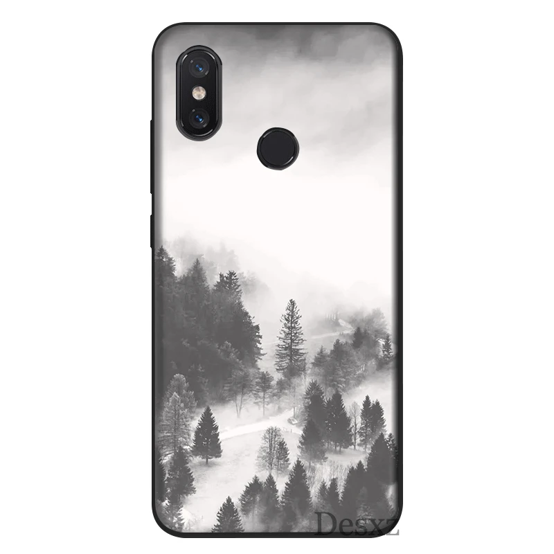 Силиконовый чехол для телефона Desxz Xiaomi Mi 6 8 9 10 9t cc9 E SE A1 2 Pro Lite горного пика Лесной