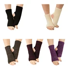 1 пара балетных носков для девочек для латинских танцев; женские зимние вязаные гетры; детские носки для балета