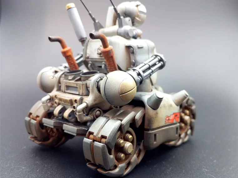 8 видов стилей 1/35 видео компьютерная игра металлический Слизняк Танк окрашенный ПК с оружием Мини Милая коллекция Сборная модель игрушки
