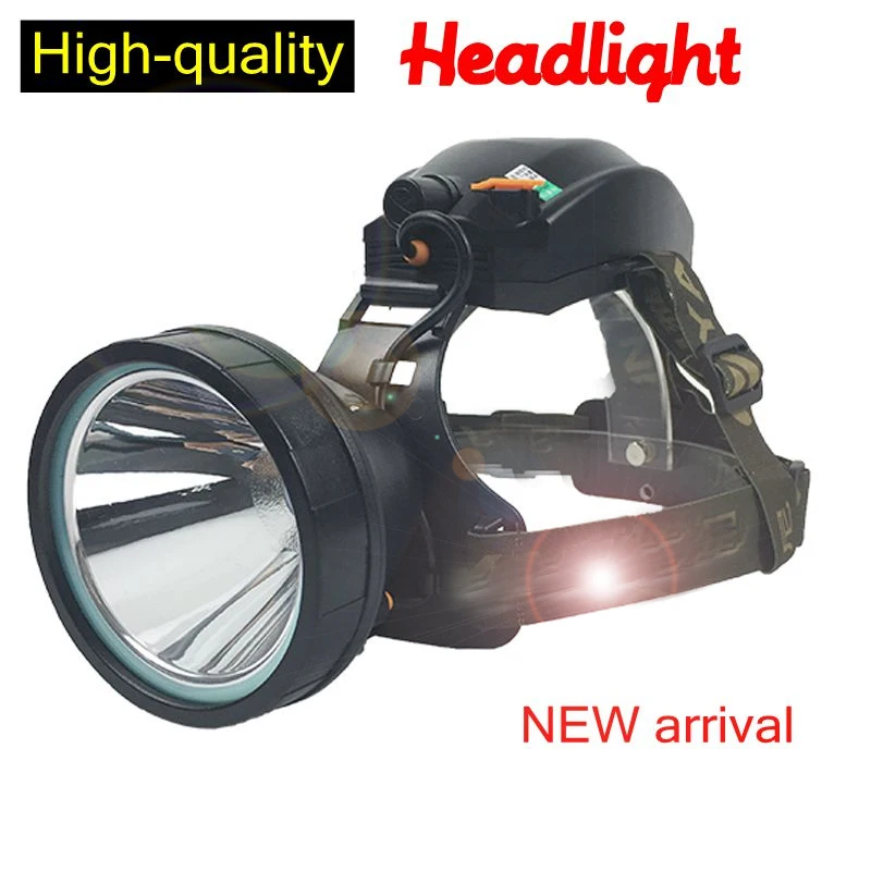 Super bright headlights light charging head mounted flashlights long-range hunting hunting yellow light lamp