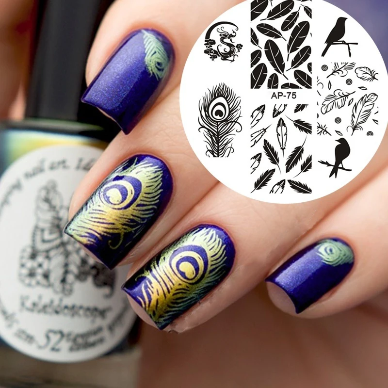 2019 Новая серия пластин для стемпинга трафарет ногтей фотошаблон пластины