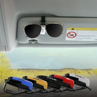 eyeglasses clip portable ticket card clamp car sun visor sunglasses holder abs car glasses cases auto accessories fastener cip