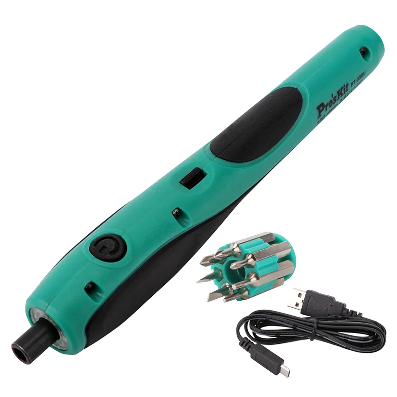 Pro'sKit PT-036U 3.6V USB Electric Screwdriver Lithium Battery Cordless Power Tools | Инструменты