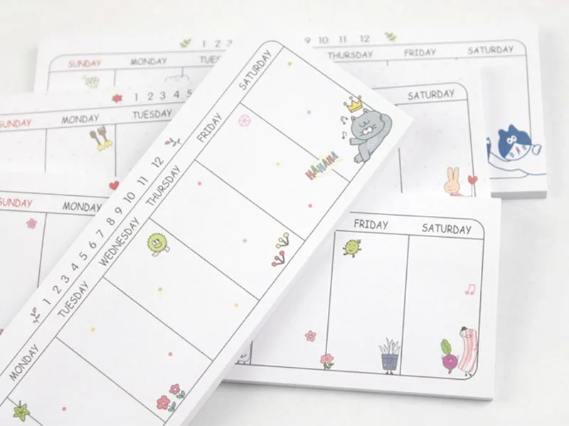Еженедельник, ежедневник, материал, Escolar Caderno School Papeleria, канцелярские принадлежности, Cuadernos Mini Not Defteri Planificador Semana