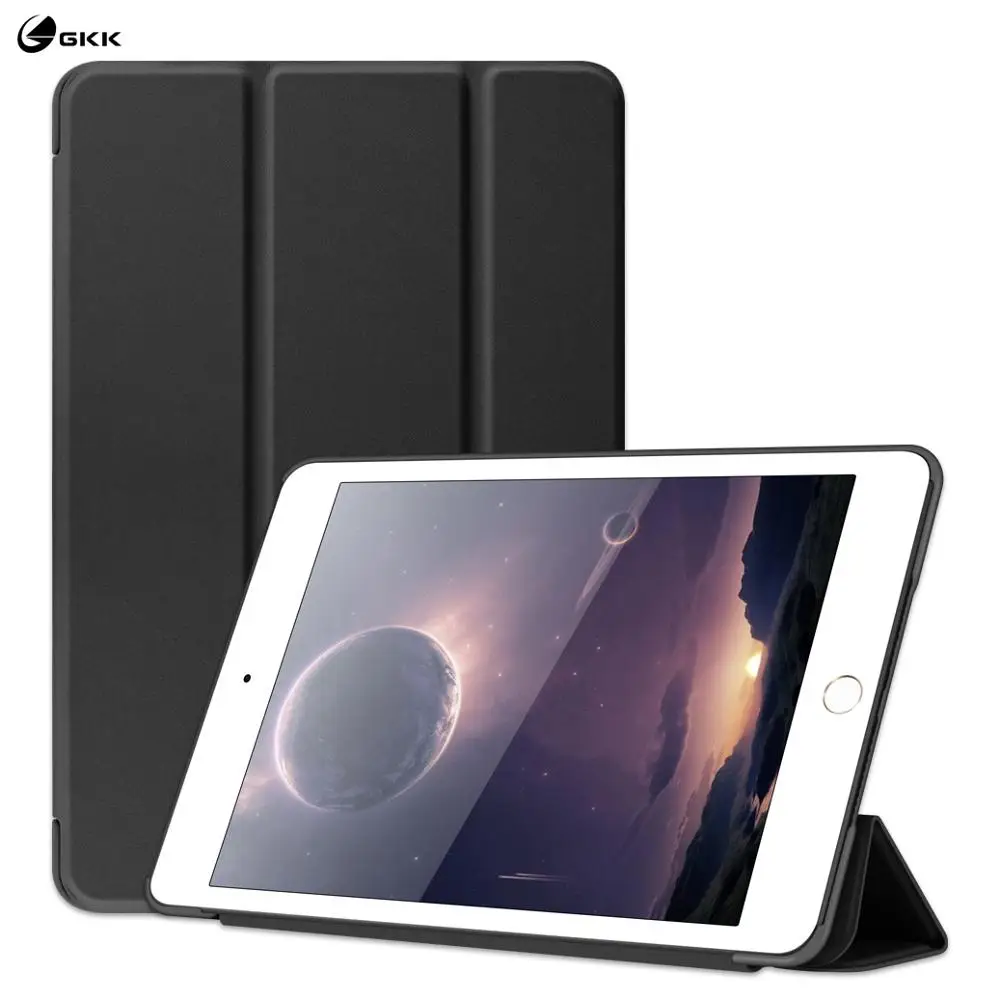 Оригинальный чехол GKK для Apple iPad Mini 5 кожаный с откидной подставкой магнитный