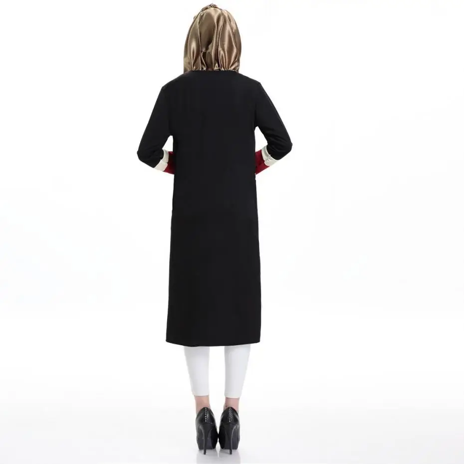 Hot! Long Sleeve Muslim Dresses Loose Vestido Feminino Casual O-neck New Arrival 2017 Women Clothing Linen Dress In Ethnic Style | Женская