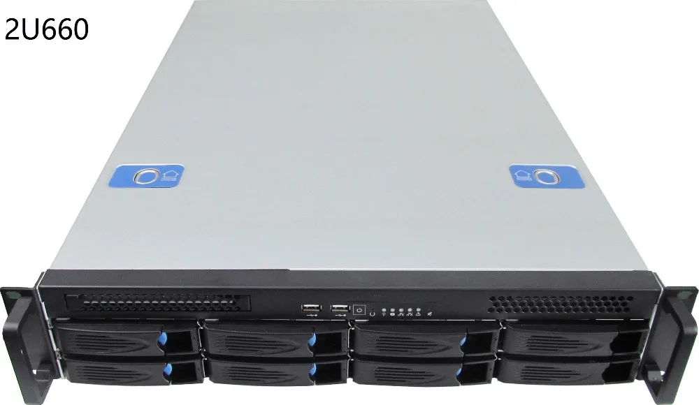 Корпус 2U660 для сервера хранения с горячей заменой компьютерный чехол поддержкой