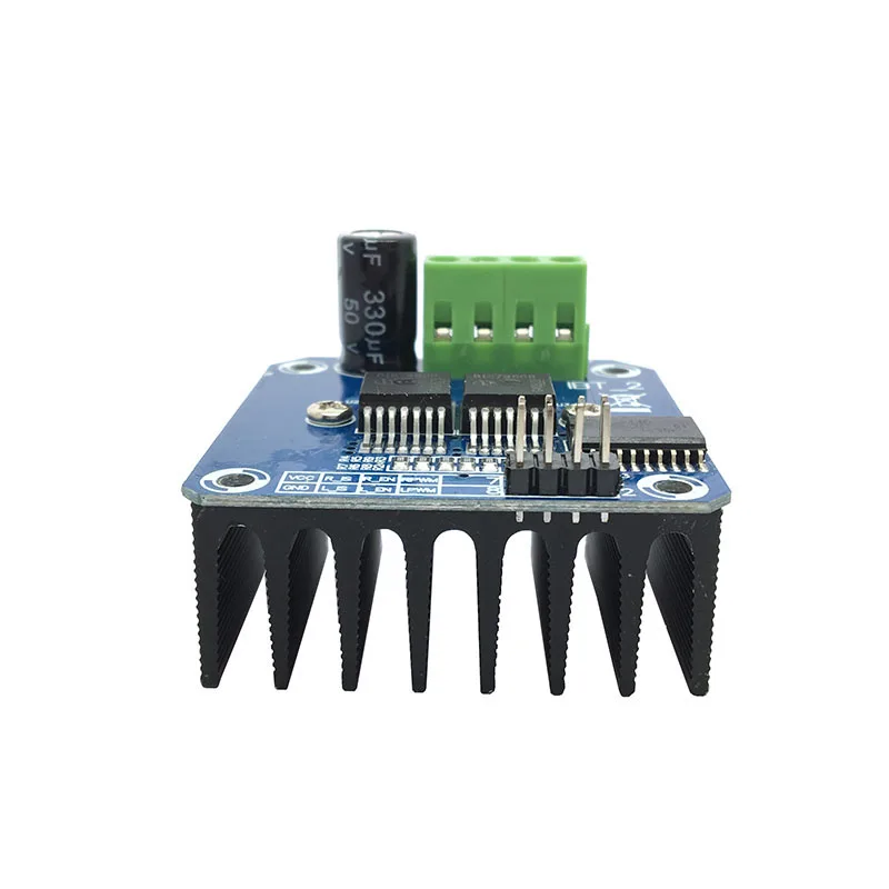 Двойной BTS7960 BTS7960B DC 43A Драйвер шагового двигателя Модуль 6 V 27 h мост PWM модуль