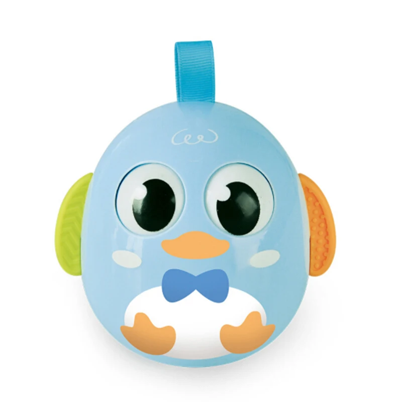 Hot Sale Infant Cartoon Bird Penguin Tumbler Toy Early Education Puzzle Nodding Doll Baby Rattle Gifts 0-1 Years | Игрушки и хобби