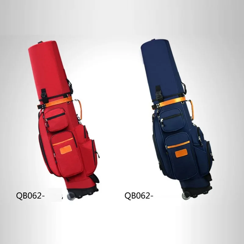 

Pgm Retractable Golf Aviation Bag with Wheel Golf Caddy Viation Bag Men Big Capacity Ball Package Pulley Golf Bag D0644