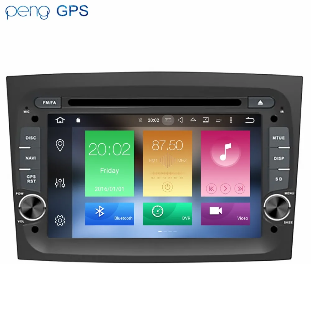 Автомобильный стерео Android 8 1 gps dvd для Fiat New Dobco навигация в автомобиле