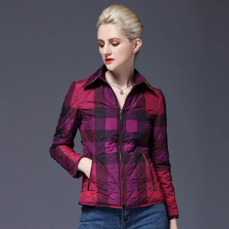 

women‘s parkas coats fem me printemps clothes 2019 jackets ladies plus large big size warm female light lattice cotton padded