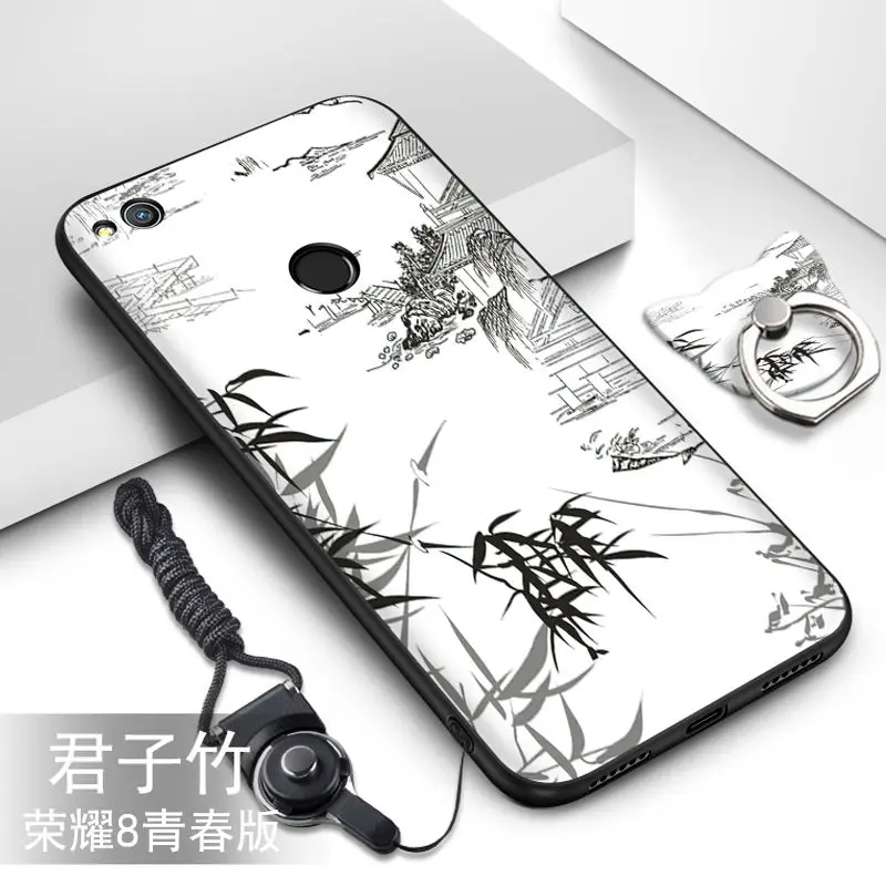 Чехол для Huawei Honor 8 Lite 22 цвета горячий HD рисунок Tpu мягкий силиконовый чехол с