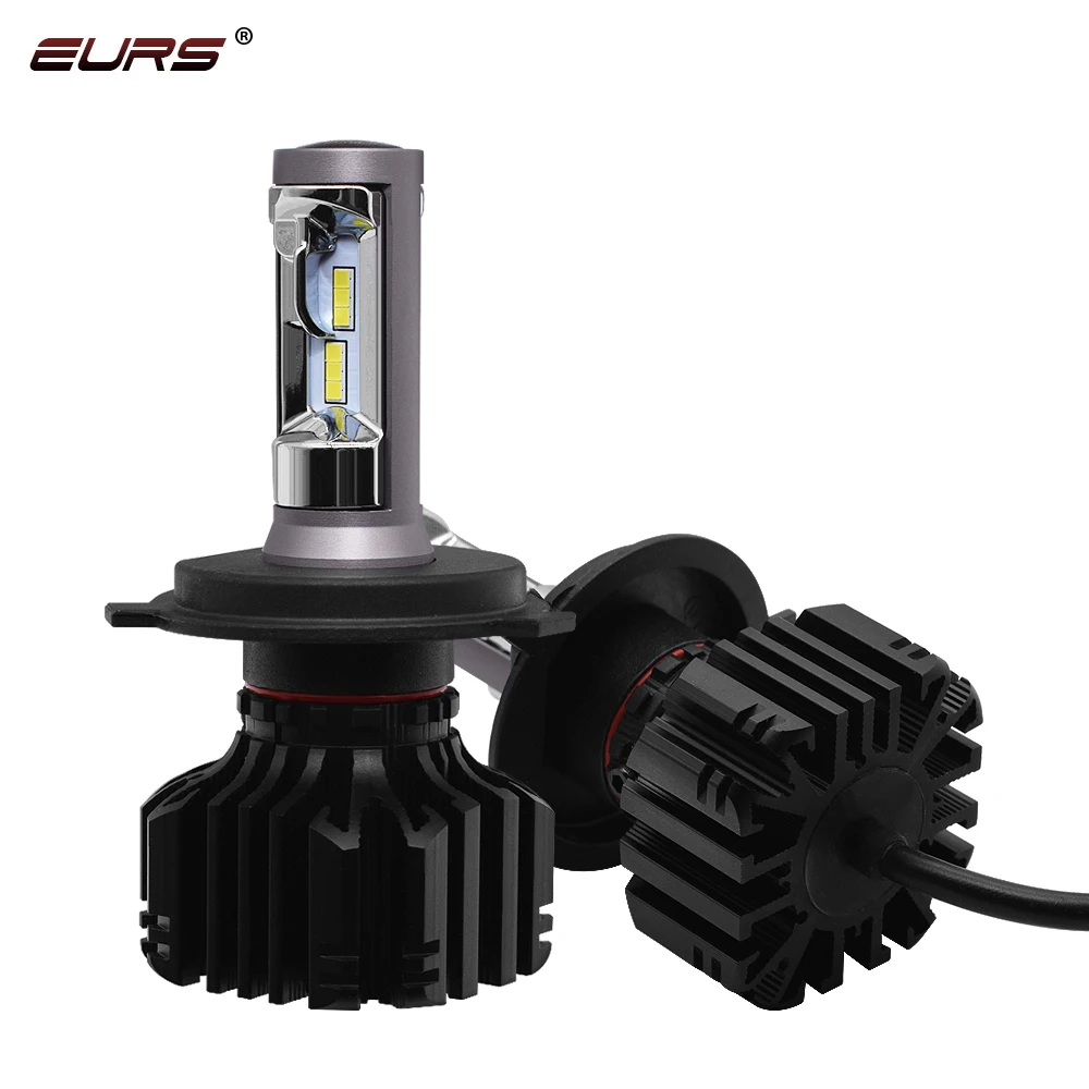 EURS CSP h7 светодиодные лампы h4 фары автомобиля 8000LM 50 Вт 6500 к авто h1 h3 H11 led 9005 9006 hb4 h13 9012