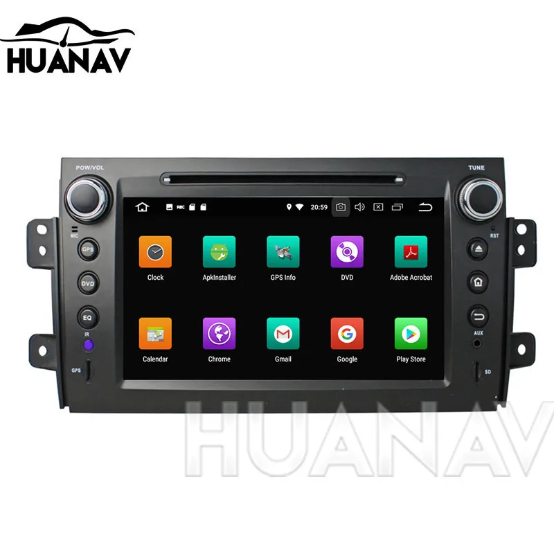 Автомобильный DVD проигрыватель на Android 8 0 CD с GPS навигацией для Suzuki SX4 2006 2012
