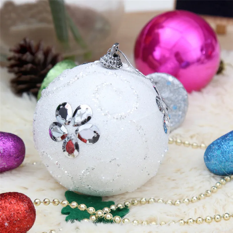 1 шт. Рождество мячики елочные шары вечерние Декор Xmas Tree Висячие поставки Новый