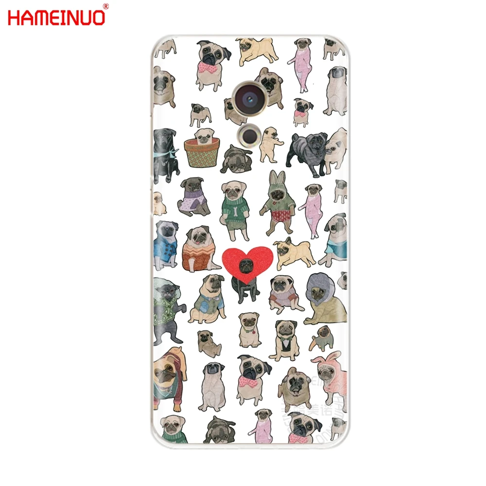 HAMEINUO Милый милый чехол для мопса Meizu M6 M5 M5S M2 M3 M3S MX4 MX5 MX6 PRO 6 5 U10 U20 note plus | Мобильные