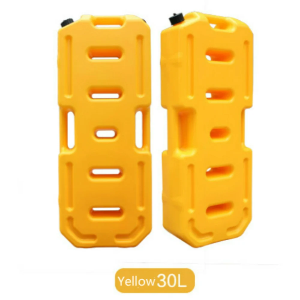 Yellow-30L 30л литровый топливный бак бензин дизель анти-статические пластиковые бензиновый баррель грузовик автомобиль внедорожник Джерри может спасать противоскользящие доски Jerrycan - Цвет: Yellow-30L