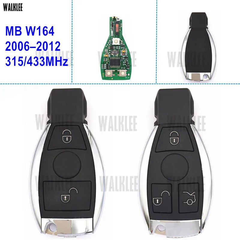 WALKLEE Автомобильный Дистанционный смарт ключ для Mercedes Benz M CLASS W164 CDI 4matic ML250 ML300 ML320
