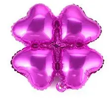 4 лепестка 18 &quotАлюминиевая Фольга украшение для вечеринки воздушные шары четыре