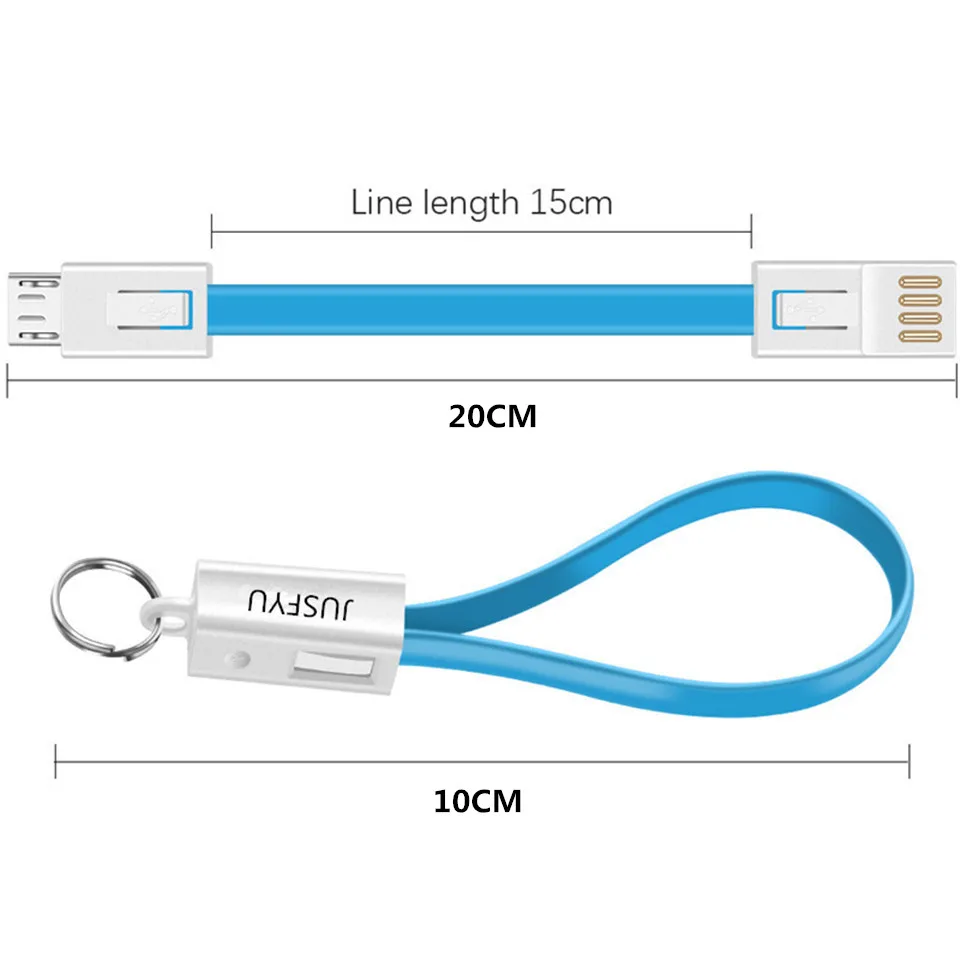 Портативный кабель Micro USB для iPhone 11 7 8 Plus X XS Max XR мобильный телефон с быстрой