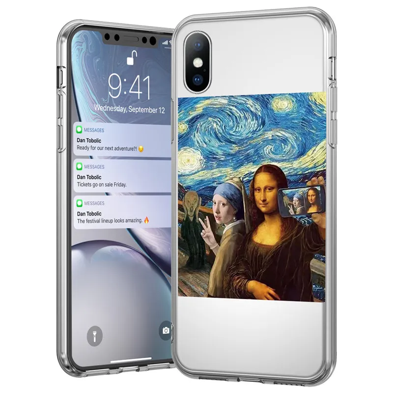 6429 Чехол для телефона Ottwn с забавными рисунками для iPhone 11X7 8 6 6S Plus XR XS 11 Pro Max 5 5S SE с абстрактными буквами, прозрачный мягкий чехол из ТПУ - Цвет: 6429
