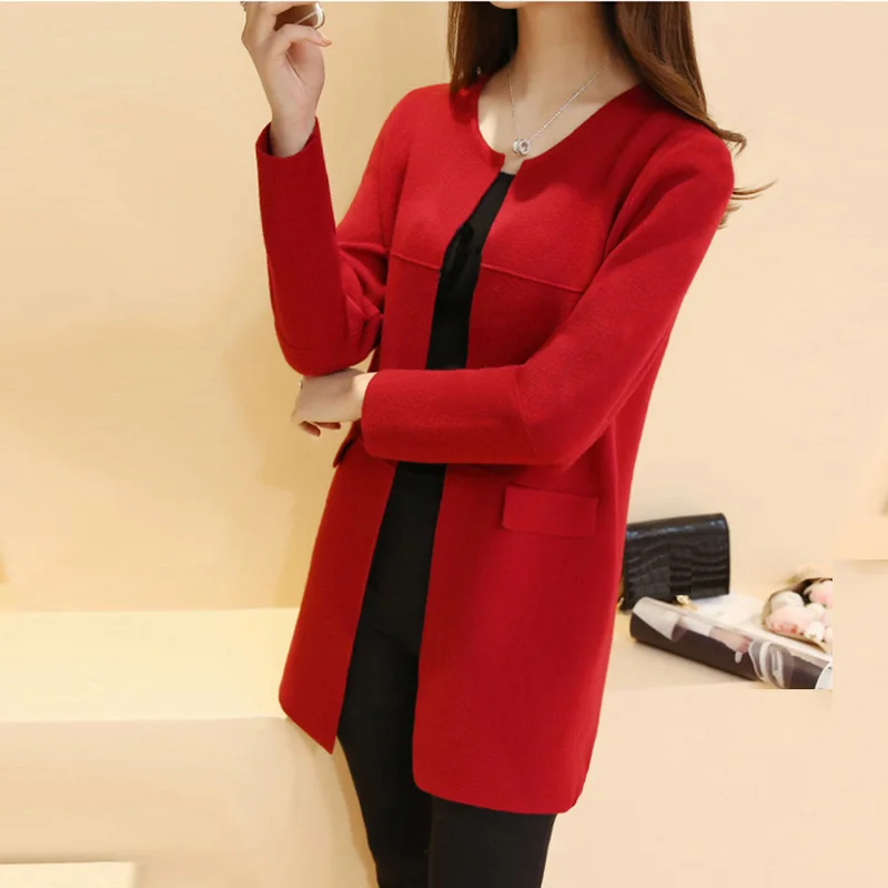 Новинка 2017 женский кардиган с открытой строчкой большой размер свободный тонкий