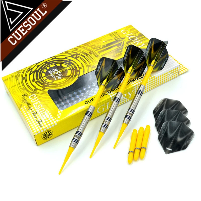 Дартс вольфрамовый CUESOUL 85% 18 г 14 см|dart flights|soft tipdarts 18g |