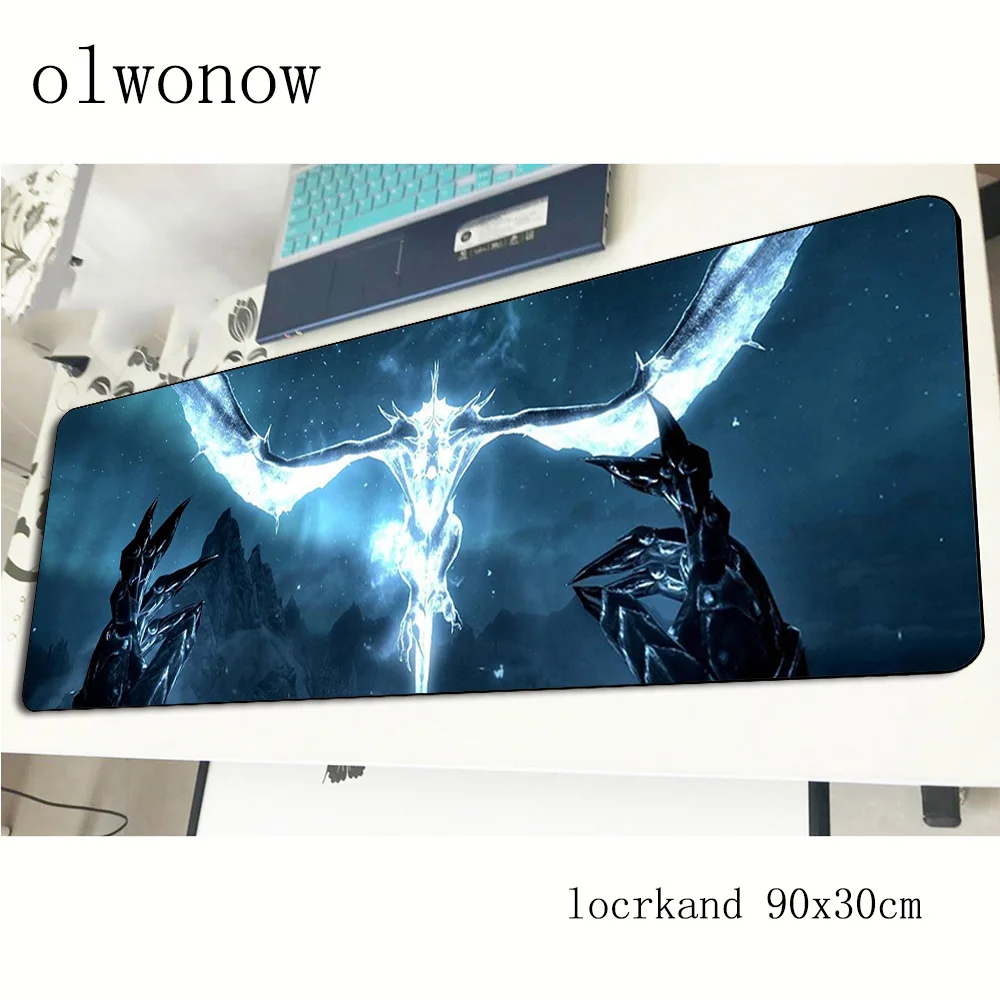 Skyrim коврик для мыши 900x300x3 мм крутые новые коврики лучший игровой геймер