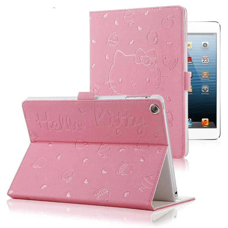 Мягкий чехол для iPad из искусственной кожи Hello Kitty Cat новинка 9 7 2017 2018 A1822 A1893 умный