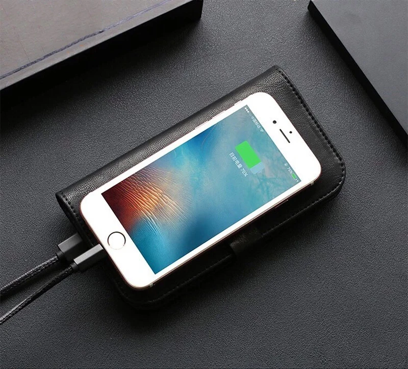 Новый Подарочный кошелек для мобильных телефонов iPhone Android зарядное