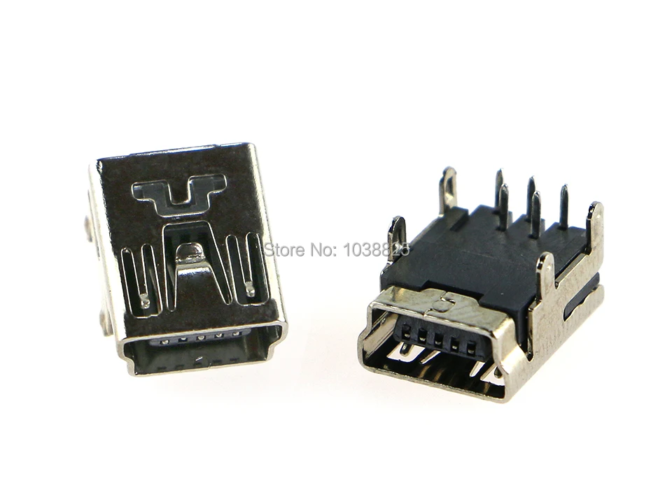 4 fix foot MINI 5P USB зарядное устройство Порт розетка запасные части для контроллера PS3 50