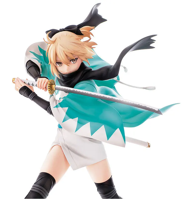 1 шт. 24 5 см ПВХ японская аниме фигурка Аквамарин Fate saber Okita Souji ver экшн Коллекционная