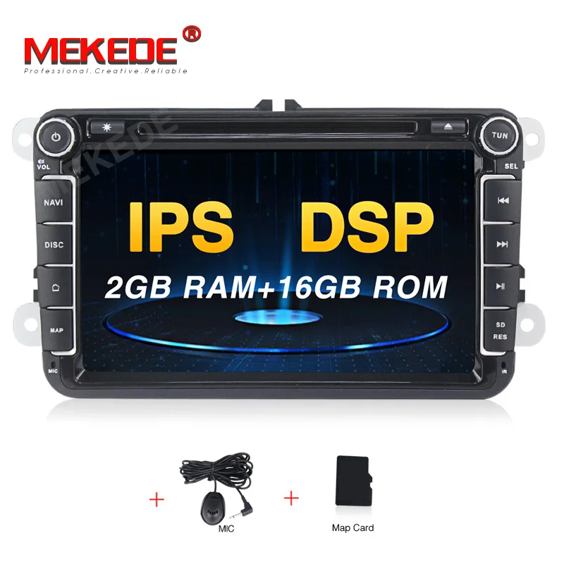 model MEKEDE Android 9,0 4+ 64G ips DSP RDS 8 дюймов сенсорный для VWpassat b7 b6 golf 5 polo tiguan octavia автомобильный аудио bluetooth Радио ipod - Цвет: model