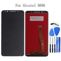100 tested for alcatel 3x 5058 5058a 5058i 5058j 5058t 5058y lcd display touch screen digitizer assembly for alcatel 3x 5058