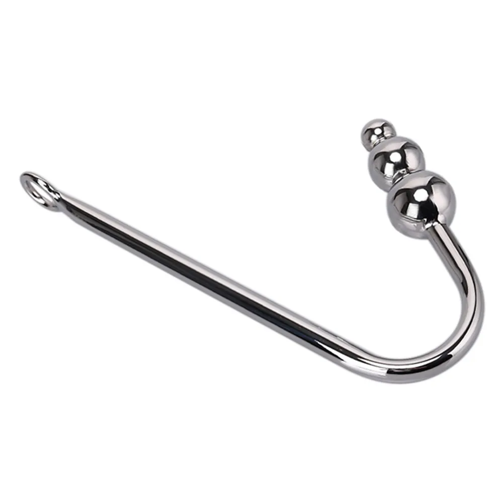 anal plug metal sex toysl waterproof set Dildo Toys 1PC Stainless Steel Anal Hook Metal Plug Butt toy w416 |