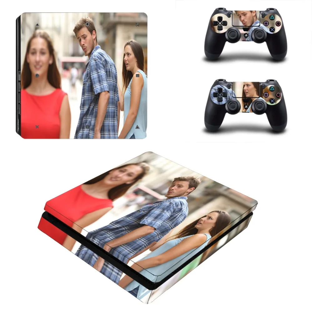 Индивидуальный дизайн PS4 Slim Skin Sticker Decal для PlayStation 4 консоли и контроллера Скины