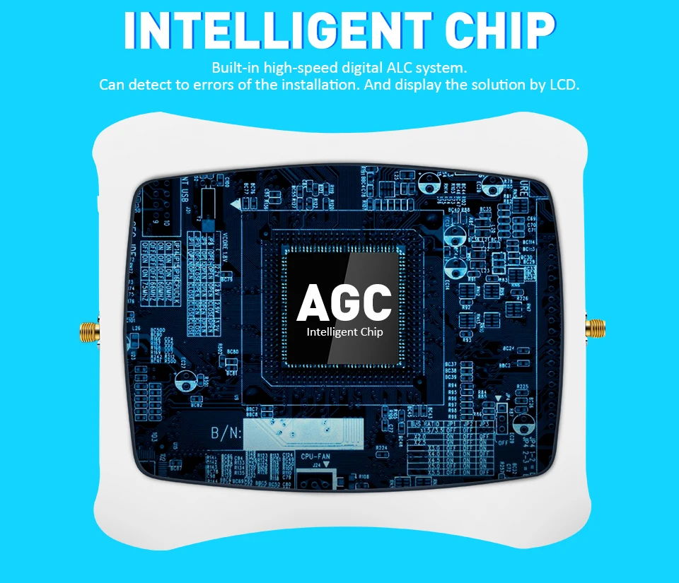 ATNJ Smart 2G 3G CDMA 850 PCS 1900 MHz Mobile Signal Repeater B5 B2 UMTS Booster Repetidor De Sinal 70dB Amplifier - Усилитель мобильного сигнала ATNJ Smart 2G 3G CDMA 850 PCS 1900 МГц B5 B2 UMTS Repetidor De Sinal 70dB.