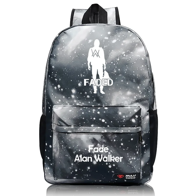 2018 Mochila Feminina Mochilas светящаяся сумка Аллен Уокер выцветший в том же рюкзаке Alan
