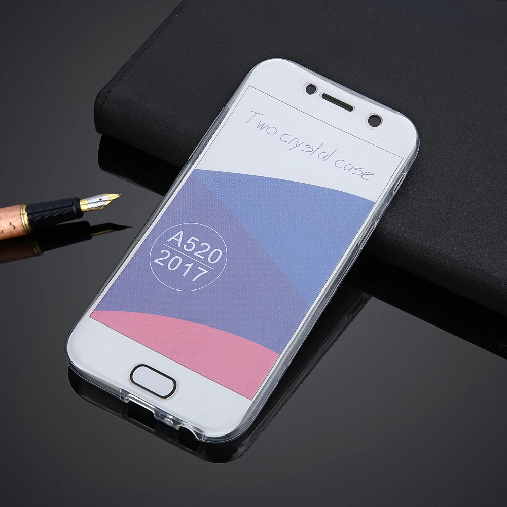 Роскошный прозрачный чехол с полным покрытием для Samsung Galaxy A3 2017 A320F A320 A3200 /A5 A520F