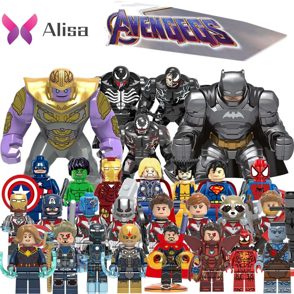 LegoINGS Марвел Супергерои Мстители завершающей серии танос отвратительный Халк Тор