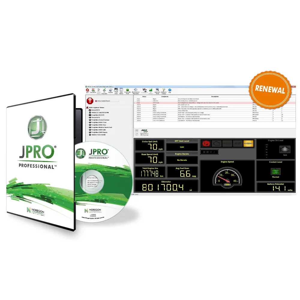 100% Высокое качество JPRO DLA + 2 0 автомобиля Интерфейс дизельный новые 2016 V1.0